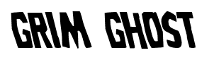 Grim Ghost font